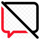Not Chat Not Visible Icon