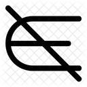 Not Subset Icon