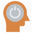 Human Head Thinking Mind Icon