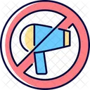 Not use hairdryer  Icon