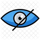 No View Not Visible Eye Icon