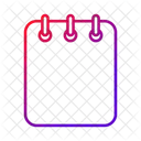 Nota Caderno Bloco De Notas Ícone