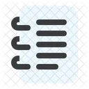Nota Escritura Lapiz Icono