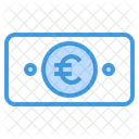 Euro Notas Financas Ícone