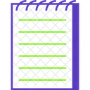 Nota Bloco De Notas Papel Icon