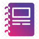 Nota Notas Diario Ícone