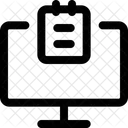 Nota De Computador Notas De Computador Nota On Line Ícone