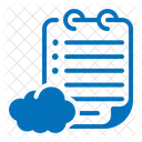 Nuvem Dados Lista De Desejos Ícone