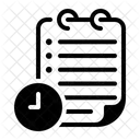 Tempo Relogio Lista De Desejos Icon