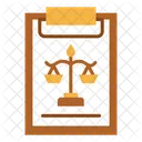 Notario Documento Legal Lei Icon