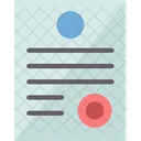 Notary Stamping Certificate Icon