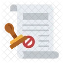 Notary Law Writing Icon