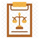 Notary Legal Document Law Icon
