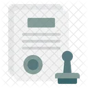 Divorce Notary Jurat Notary Supplies Icon