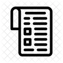 Notas Nota Escrita Ícone