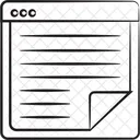 Notas Documento Arquivo Icon