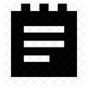 Notas Editar Herramienta Icono