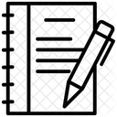 Bloc De Notas Libro De Notas Notas Icono