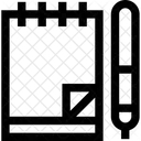 Notas Papel Documento Ícone
