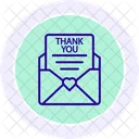 Gracias Notas Gratitud Icono