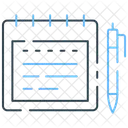 Notas De Calendario Notas Lembretes Ícone