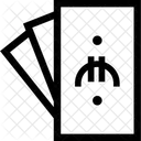Notas De Euro Notas Dinheiro Ícone