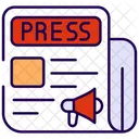 Notas de imprensa  Ícone
