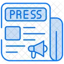 Notas De Imprensa Noticias Midia Ícone