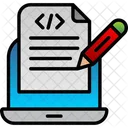 Notas De Programacao Codigo Script Ícone