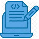 Notas De Programacao Codigo Script Ícone
