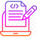 Notas De Programacao Codigo Script Ícone