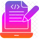 Notas De Programacion Codigo Script Icono