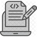 Notas De Programacion Codigo Script Icon