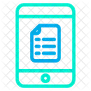 Tablet Notas Aprendizaje Icono