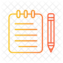 Anotacoes Escrita Documento Edicao Ícone