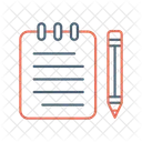 Escritura De Notas Documento Editar Icon