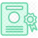 Icone De Linha Duotonica De Notas Icon