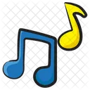 Notas Musicais Musica Colcheia Icon