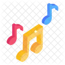 Notas Musicais Musica Colcheia Ícone