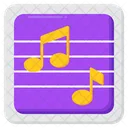 Notas musicais  Ícone