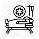 Notfall Zimmer Bruch Symbol