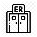 Patientenversorgung Notfall Pflege Symbol