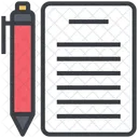Seo Note Document Icon