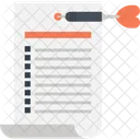 Note Paper Plan Icon