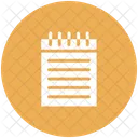 Note Pad Text Icon