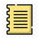 Note Paper Data Icon