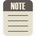 Note Telephone Memory Icon