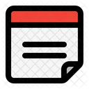 Note Paper Document Icon