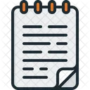 Note Paper Document Icon
