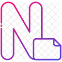 Note Alphabet Shape And Symbol Icon